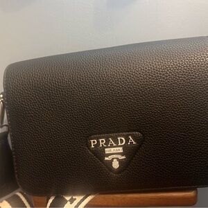 Prada Textured Black Men's Wallet